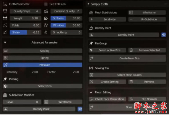 Blender三维布料模拟生成器 Simply Cloth Pro v3.3 + 预设 免费版