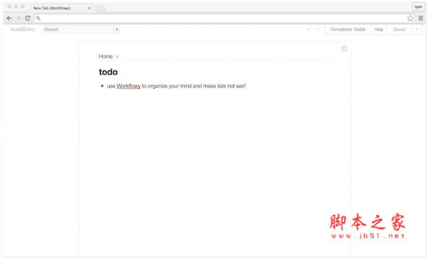 Workflowy New Tab(笔记标签插件) v1.0.3 免费安装版 附安装说明