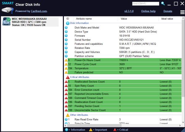 Clear Disk Info(磁盘清理工具) v3.3.0.0 官方绿色版