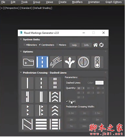 3DS MAX二维指示牌路标生成工具Road Markings Generator v2.0 免费版