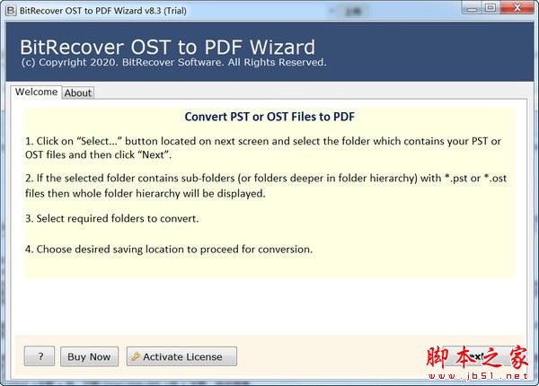 BitRecover OST to PDF Wizard(OST转PDF)V8.3.0 官方安装版
