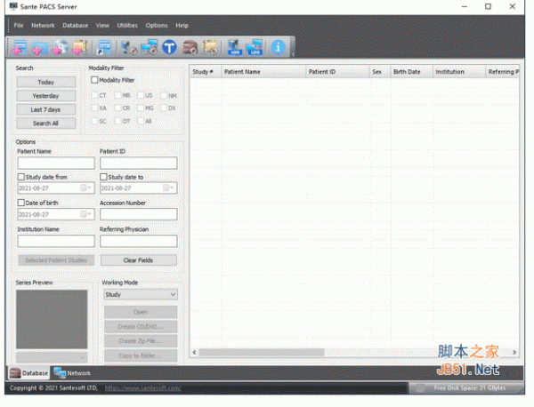 Sante PACS Server(医学图片管理软件) v2.4.3 安装版