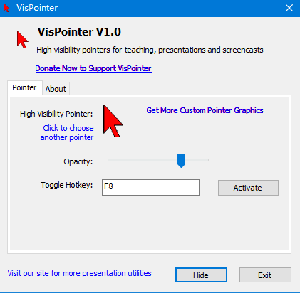 VisPointer(鼠标指针高亮工具) v1.0 官方版