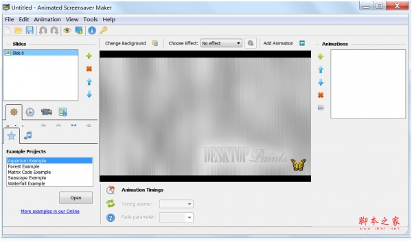 屏幕保护制作软件Animated Screensaver Maker v4.5.07 英文免费安装版