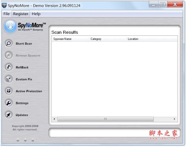 SpyNoMore(反间谍软件) v2.96 英文免费安装版