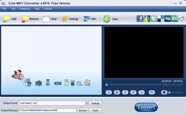 Cute MKV Converter(视频转换器) v4.8016 官方版