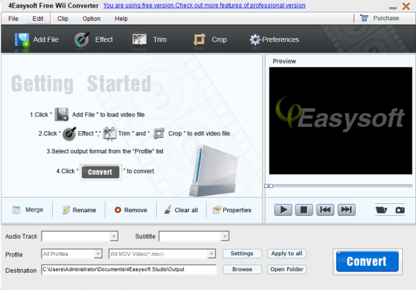 4Easysoft Free Wii Converter(视频转换工具) v3.2.26 官方安装版