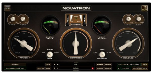 Kush Audio Novatron(模拟模型压缩器) v1.1.0 安装版