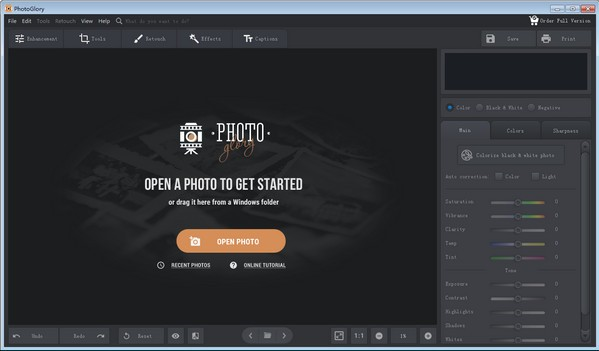 照片修复软件 PhotoGlory Pro v5.0 免费安装版