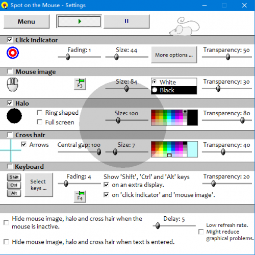 Spot On The Mouse(鼠标增强工具) v2.7.5 绿色版