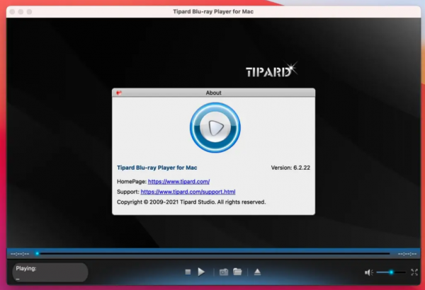 Tipard Blu-ray Player for Mac(多合一蓝光视频播放器) V6.2.62 TNT免费激活版