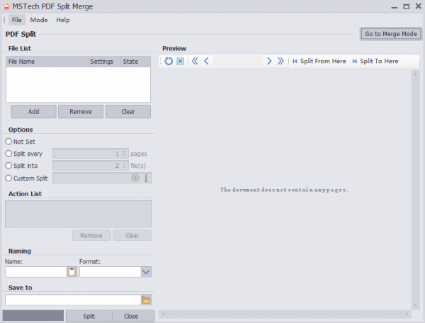 MSTech PDF Split Merge(PDF文件合并分割软件) v1.1.12 免费版