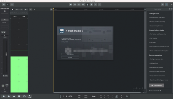 专业音频编辑工具n-Track Studio 10 Suite for Mac v10.2.0.9084 inter/M 免费版