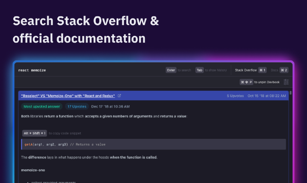 Devbook for Mac(开发人员搜索引擎) V0.1.18 苹果电脑版