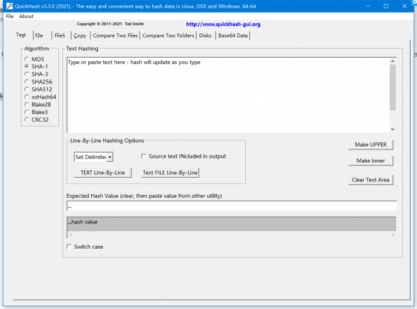 QuickHash GUI(开源代码哈希工具) v3.3.0 官方绿色免费版