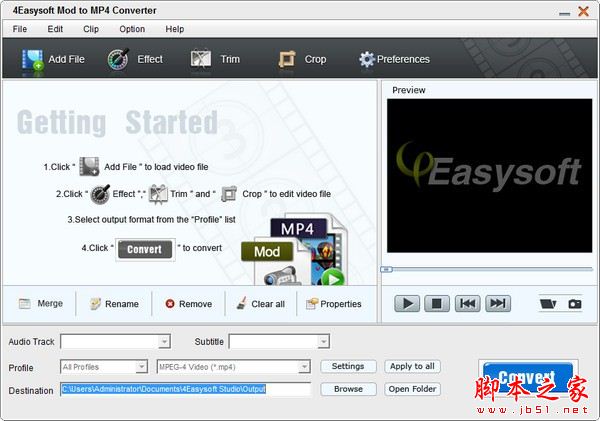 4Easysoft Mod to MP4 Converter(mod转mp4)V3.2.26 官方安装版
