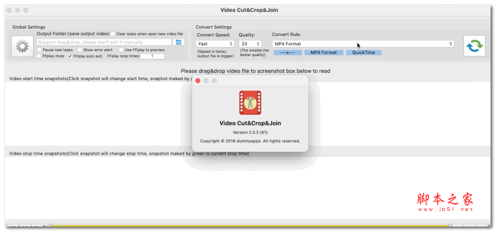 Video Cut Crop Join for Mac(视频剪辑压缩工具) v3.9.0 TNT免费版