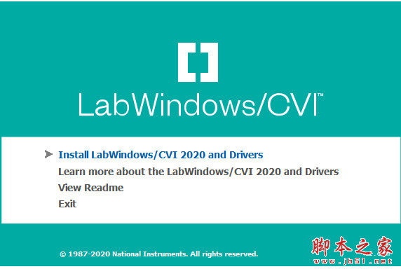 NI LabWindows/CVI 2020 and Drivers 中文安装免费版