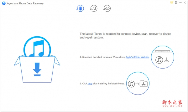 IOS设备数据恢复软件Joyoshare iPhone Data Recovery v2.3.1.44 免费安装版