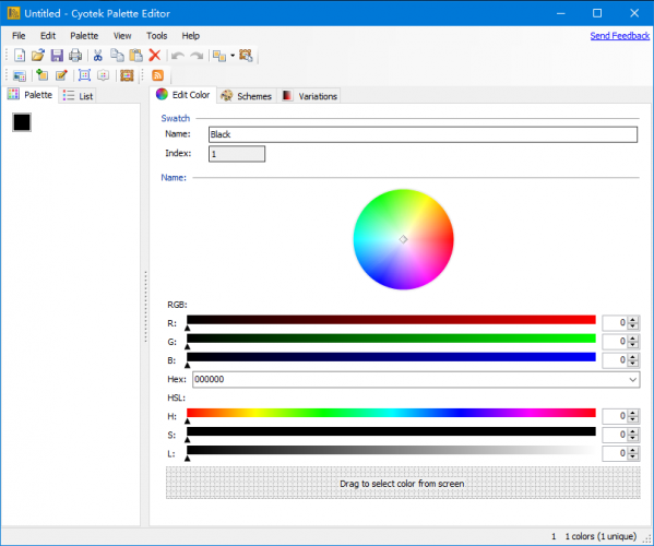 Cyotek Palette Editor(调色板编辑器) v1.7.0.411 官方版