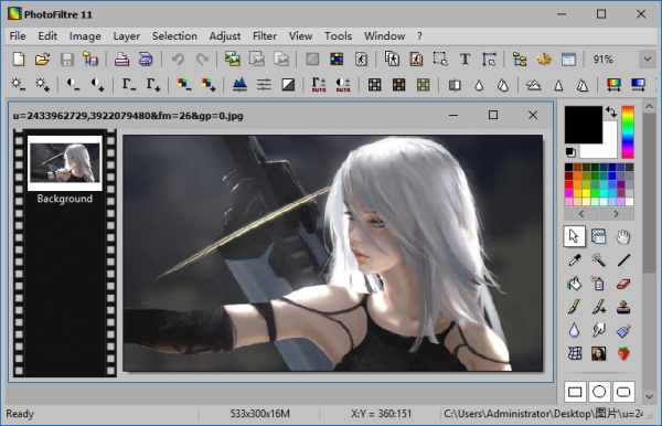 顶级图片编辑器 PhotoFiltre Studio v11.5 英文安装特别版
