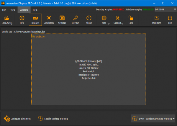 immersive display pro(多设备投影融合软件) v4.1.2 官方版