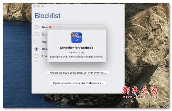 Simplifier for Facebook for Mac(Facebook广告阻止扩展工具) V1.4破解版