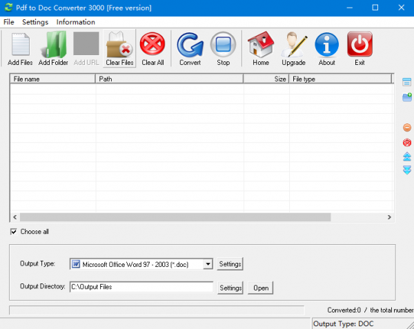 Pdf to Doc Converter 3000(PDF转换工具) v7.7 免费安装版