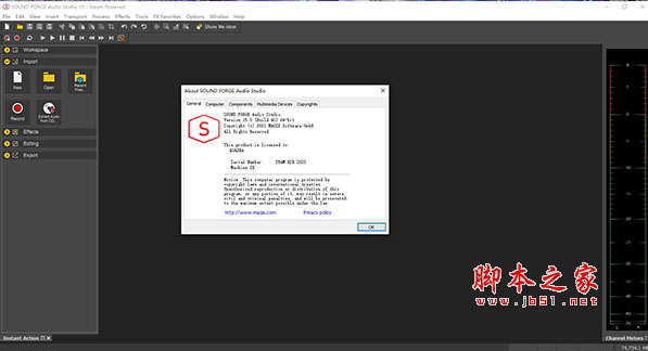 SOUND FORGE Audio Studio(数字音频处理器) v15.0.0.40 完美激活版 64位