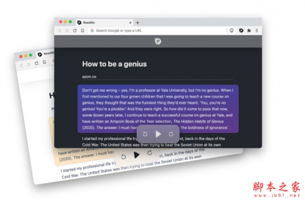 ReadMo(浏览器有声阅读Chrome插件) v0.1.4 免费安装版
