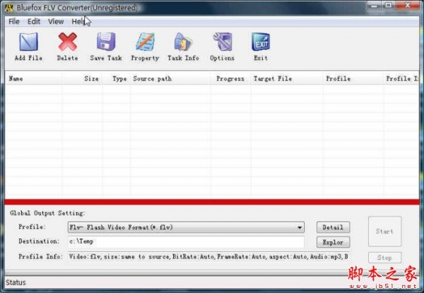 Bluefox FLV Converter(FLV视频格式转换)V3.01 官方安装版