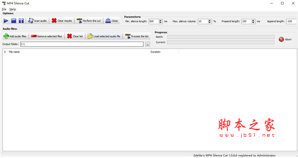 MP4 Silence Cut(mp4视频剪切合并软件) v1.0.6.6 英文破解版 32/64位