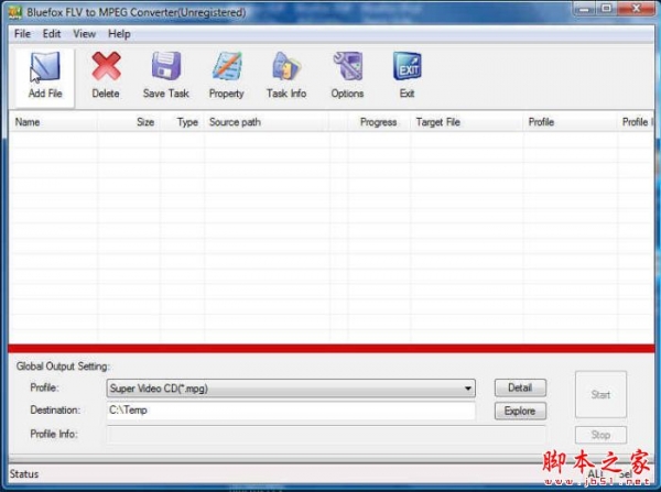 Bluefox FLV to MPEG Converter(FLV转MPEG)V3.01 官方安装版