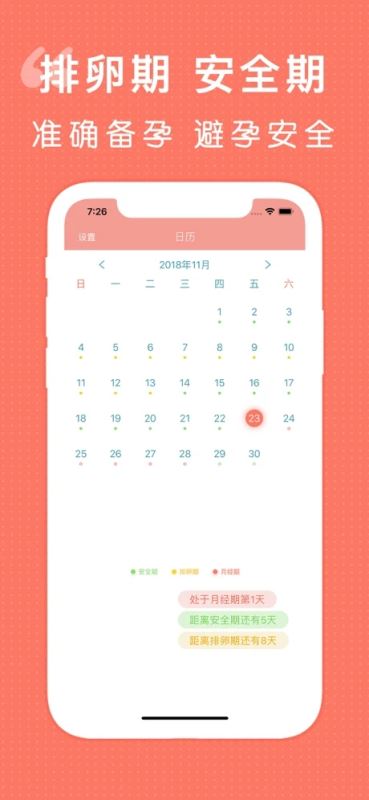 排卵期计算器 for iphone v6.101.1 苹果手机版