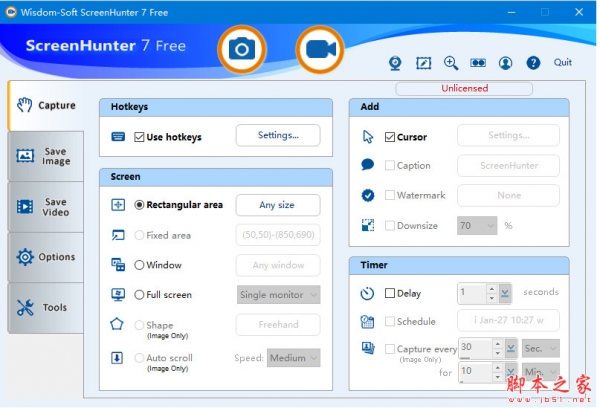 ScreenHunter (屏幕捕捉录像软件) v7.0.483 免费安装版