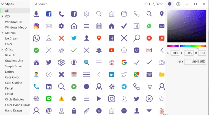 离线图标工具Pichon (Icons8) v9.6.8 官方特别破解版(附注册机+教程)