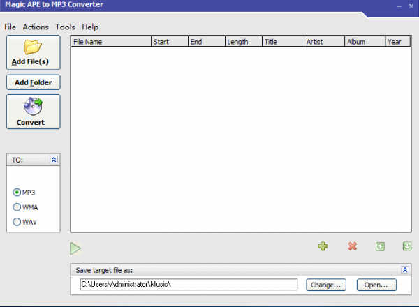 Magic APE to MP3 Converter(APE转MP3转换器) v3.75 官方版