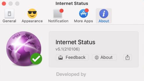 Internet Status网络连接监控工具 for Mac v5.7 TNT破解版