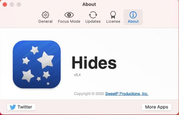 应用程序隐藏工具 Hides for Mac v5.9.0 一键安装破解版