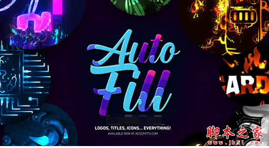 AE文字图层自动填充生长动画插件AEscripts AutoFill v2.0.2 中文汉化版
