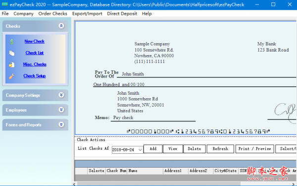 ezPaycheck(工资管理软件) v3.10.14 英文注册版