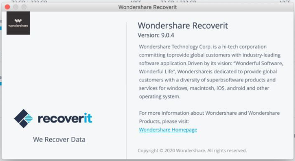 万兴苹果数据恢复软件(Recoverit) for Mac v9.5.5.11 安装版