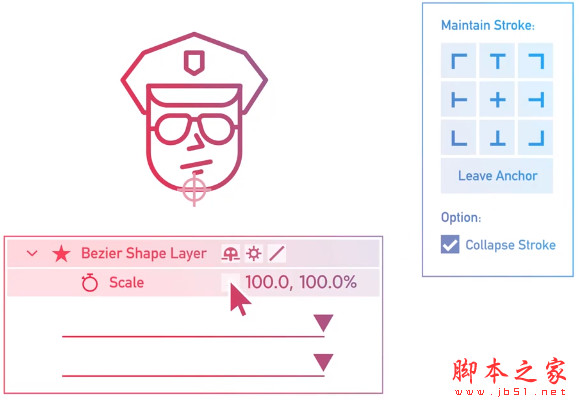 AE调整形状大小脚本AEscripts BorderPatrol V1.0 Win/Mac 免费版
