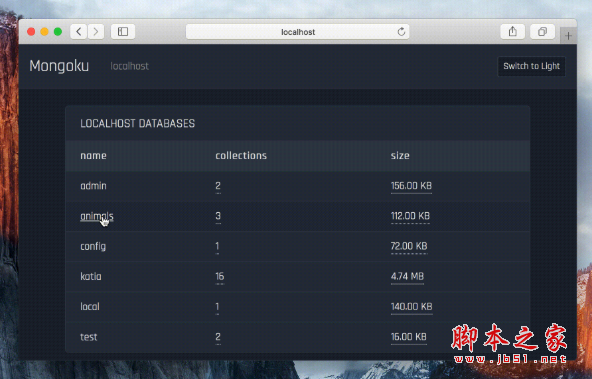 Mongoku(MongoDB客户端) for Mac v1.3.0 苹果电脑版