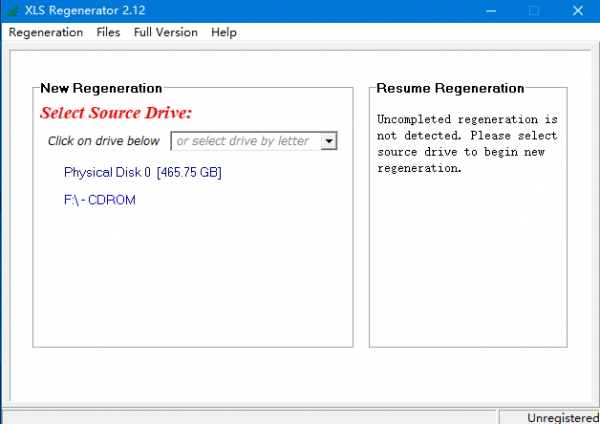 XLS Regenerator(Excel文件修复工具) v2.12 官方版