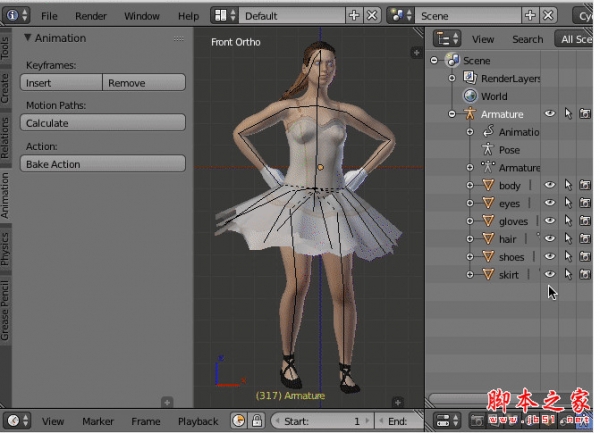 Blender三维立体像素插件 Voxel Heat Diffuse Skinning 3.1.1 免费版 + 使用教程