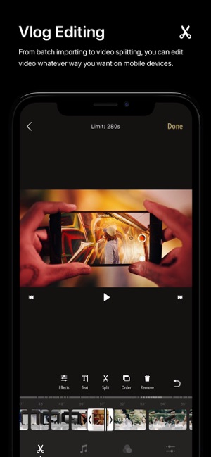 一闪onetake for iPhone (VLOG剪辑与视频滤镜) V3.3.4 苹果手机版