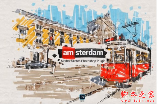 Marker Sketch Toolkit(PS水彩画素描滤镜插件) v1.0 免费版(附方法)