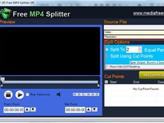Free Mp4 Splitter(MP4视频剪辑软件) v4.0
