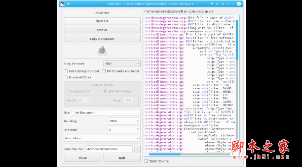 ANSIFilter(文本格式转换软件) for Mac v2.13 苹果电脑版
